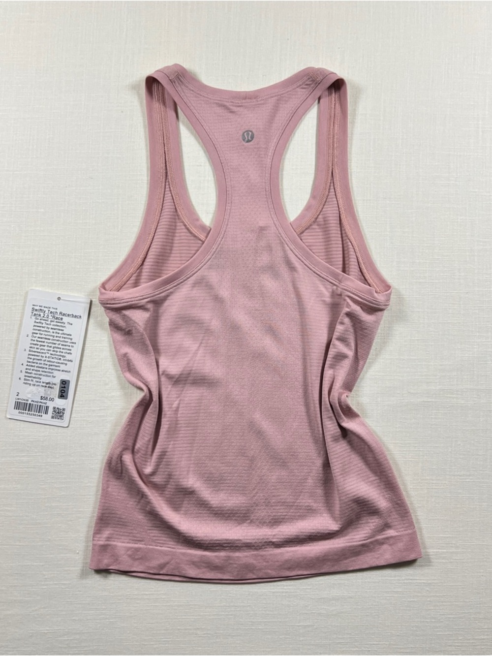 Lululemon Swiftly Tech Racerback Tank 2.0 *Race - Pink Haze - Picture 2 of 4